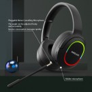 Trådløst gaming-headset med mikrofon - Svart thumbnail