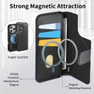 CaseNeo 2-i-1 Lommebok deksel Magsafe iPhone 16 pro - Svart  thumbnail