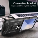 Tech-Flex TPU + PC Deksel med Ring Grep Samsung Galaxy Z Flip 7 5G svart thumbnail
