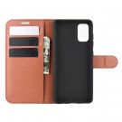 Lommebok deksel for Samsung Galaxy A41 brun thumbnail