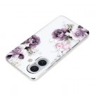 Fashion TPU Deksel for iPhone 16 - blomster thumbnail