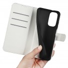 Lommebok deksel for Motorola Edge 30 5G hvit thumbnail