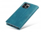 CaseMe flip Retro deksel for iPhone 14 Pro Max blå thumbnail
