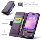 CaseMe Lommebok deksel for iPhone 17 Pro Lilla thumbnail