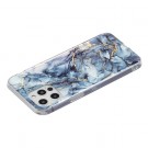 Fashion TPU Deksel for iPhone 12 Pro Max - blå Marmor thumbnail