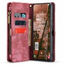 CaseMe 2-i-1 Lommebok deksel Samsung Galaxy S24 5G rød thumbnail