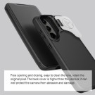 Nillkin Qin flip deksel med kamera beskyttelse for Samsung Galaxy S24+ Plus 5G svart thumbnail
