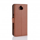 Lommebok deksel for Sony Xperia 10 Plus brun thumbnail