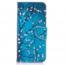 Lommebok deksel til Galaxy S8 Plus - rosa blomster thumbnail