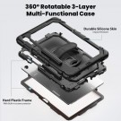Tech-Flex TPU + PC Rugged Deksel til Samsung Galaxy Tab S11 - Svart thumbnail