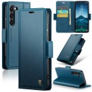 CaseMe Lommebok deksel for Samsung Galaxy S25 5G blå thumbnail