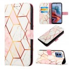 Lommebok deksel for Motorola Moto G34 5G - Marmor mønster thumbnail
