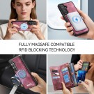 CaseMe 2-i-1 Lommebok deksel Samsung Galaxy S26 Ultra 5G rød thumbnail