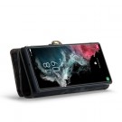 CaseMe 2-i-1 Lommebok deksel Samsung Galaxy S22 Ultra 5G svart thumbnail