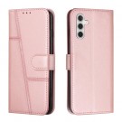 Lommebok deksel Stitching for Samsung Galaxy S25 FE 5G Roségull thumbnail