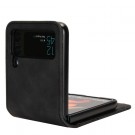 Tech-Flex TPU Deksel med PU-lær plass til kort Galaxy Z Flip 4 5G svart thumbnail