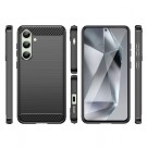 Tech-Flex TPU Deksel Carbon for Samsung Galaxy S24 FE 5G svart thumbnail