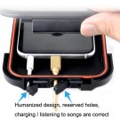 Sykkel Mobiltelefon Holder Vanntett - Svart thumbnail