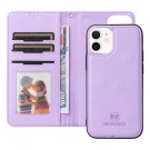 BETOPNICE 2-i-1 Lommebok deksel iPhone 12 Mini lys lilla thumbnail
