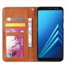 Flip Lommebok deksel ekstra kortlomme for Galaxy A8 (2018) svart thumbnail