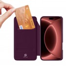 Dux Ducis Skin Pro Series Flip deksel iPhone 18 Pro Dark Cherry thumbnail