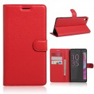 Lommebok deksel for Sony Xperia XA Ultra rød thumbnail