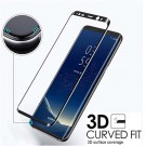 Herdet Glass 3D skjermbeskytter heldekkende Buet Galaxy Note 9 svart kant thumbnail