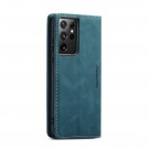 CaseMe flip Retro deksel for Samsung Galaxy S21 Ultra 5G blå thumbnail
