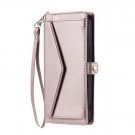 Lommebok deksel Multifunksjonell Samsung Galaxy S26 5G Roségull thumbnail