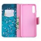 Lommebok deksel for Galaxy A70 - Rosa blomster thumbnail