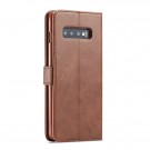 LC.IMEEKE Lommebok deksel for Samsung Galaxy S10 brun thumbnail