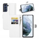 Lommebok deksel for Samsung Galaxy S21 FE 5G hvit thumbnail
