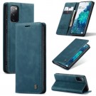 CaseMe flip Retro deksel for Samsung Galaxy S20 blå thumbnail