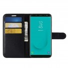 Lommebok deksel for Motorola Moto G8 Plus svart thumbnail