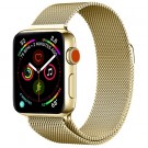 Klokkereim stål for Apple Watch Serie 1/2/3/4/5/6/SE/7/8/9/ultra 42/44/45/49 Gull thumbnail