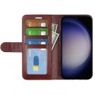 Lommebok deksel Premium for Samsung Galaxy S24+ Plus 5G Brun thumbnail