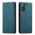 CaseMe flip Retro deksel for Samsung Galaxy S21+ plus 5G blå thumbnail