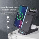 Trådløs Ladestasjon 3-i-1 iPhone / iWatch / Airpods - Svart thumbnail