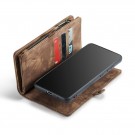 CaseMe 2-i-1 Lommebok deksel Samsung Galaxy S22 5G Brun thumbnail
