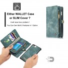 CaseMe 2-i-1 Lommebok deksel iPhone 7 Plus/8 Plus blå thumbnail