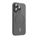 ENKAY Hat-Prince Deksel iPhone 15 Pro Max MagSafe mørk grå thumbnail