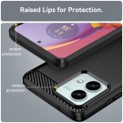 Tech-Flex TPU Deksel Carbon Motorola Moto G84 5G svart thumbnail