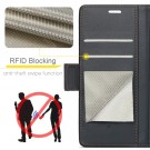 CaseMe Lommebok deksel for Samsung Galaxy S25 5G svart thumbnail