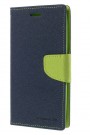 Mercury Goospery Lommebok-deksel for Galaxy S6 mørk blå/grønn thumbnail