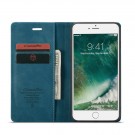 CaseMe flip Retro deksel for iPhone 7 Plus/8 Plus blå thumbnail