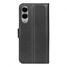 Lommebok deksel for Samsung Galaxy S25 Edge 5G svart thumbnail
