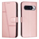 Lommebok deksel Stitching for Google Pixel 11 / 11 Pro 5G Roségull thumbnail