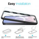 NORTHJO 2-pack Herdet Glass Skjermbeskytter iPhone 16 thumbnail
