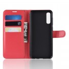 Lommebok deksel for Samsung Galaxy A70 rød thumbnail