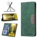 Binfen Lommebok deksel Stitching for Samsung Galaxy S23 Ultra 5G grønn thumbnail